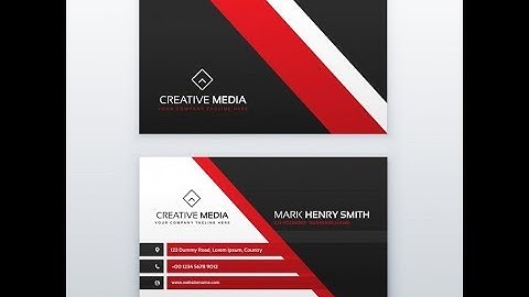 Creating A Professional-Looking Business Card in CorelDRAW x6 - stech designz
