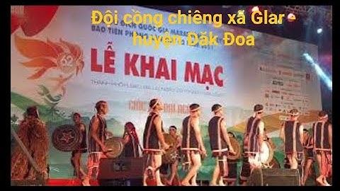 Đội cồng chiêng xã Glar- huyện Đăk Đoa