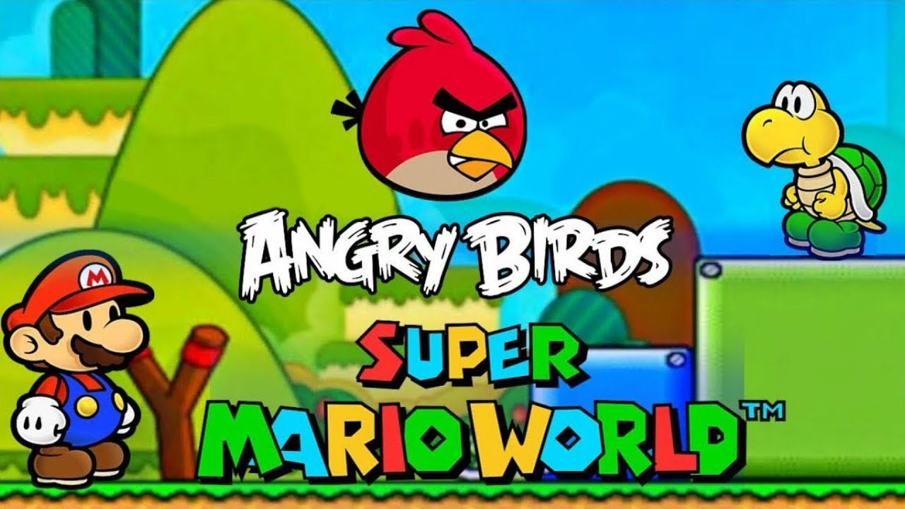 Super Mario - Super Angry Mario 2 Demo Like Angry Birds Rovio Games