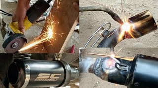 SC project silencer install in Bajaj Pulsar 150/ project exhaust install in Bajaj Pulsar150 220 125