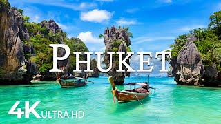 FLYING OVER PHUKET (4K UHD) – Soothing Music Along With Beautiful Nature Video - 4K Video ULTRA HD
