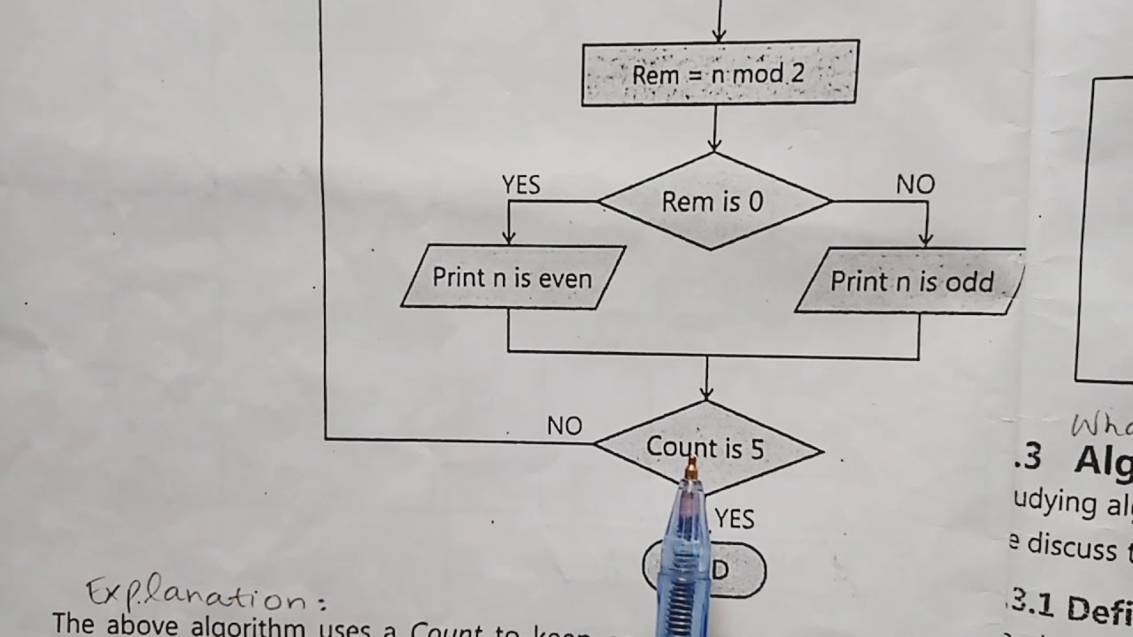 9 Computer Repeating Steps in Flowcharts - YouTube