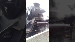 Steam train sits at Bewdley station SVR #severnvalleyrailway #bewdley #train