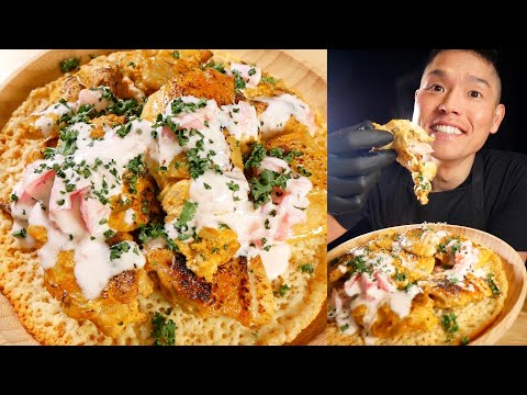 ASMR | Tandoori Chicken 🇮🇳 | MUKBANG | COOKING