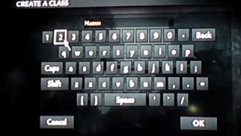 cod 5 wii glitch [coloured classes]