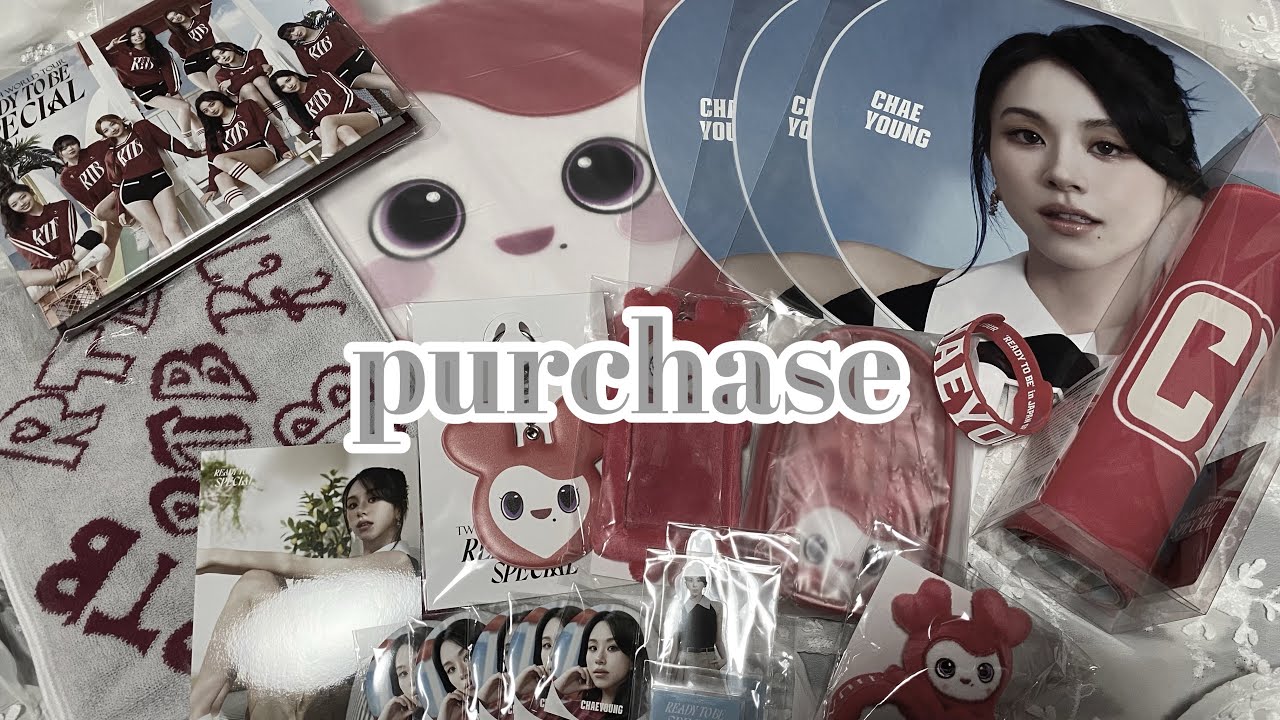 TWICE 5TH WORLD TOUR ‘READY TO BE’ in JAPAN SPECIAL グッズ購入品紹介🧸