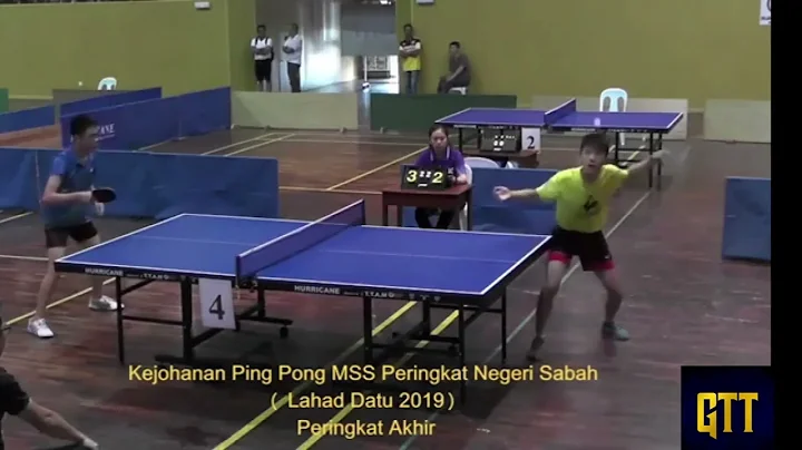 Sabah Table Tennis 2019: Aaric Wong vs Mervyn Wong...