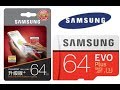 Карта памяти SAMSUNG Class10 U3 4K SDXC MicroSD 64 GB EVO+ проверка карты памяти на оригинальность.