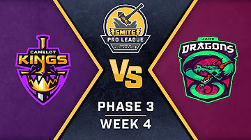 SMITE Pro League Phase 3 Week 4 Jade Dragons vs Camelot Kings