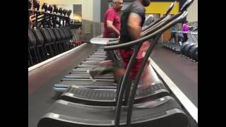 the fastest men on treadmill 40km h