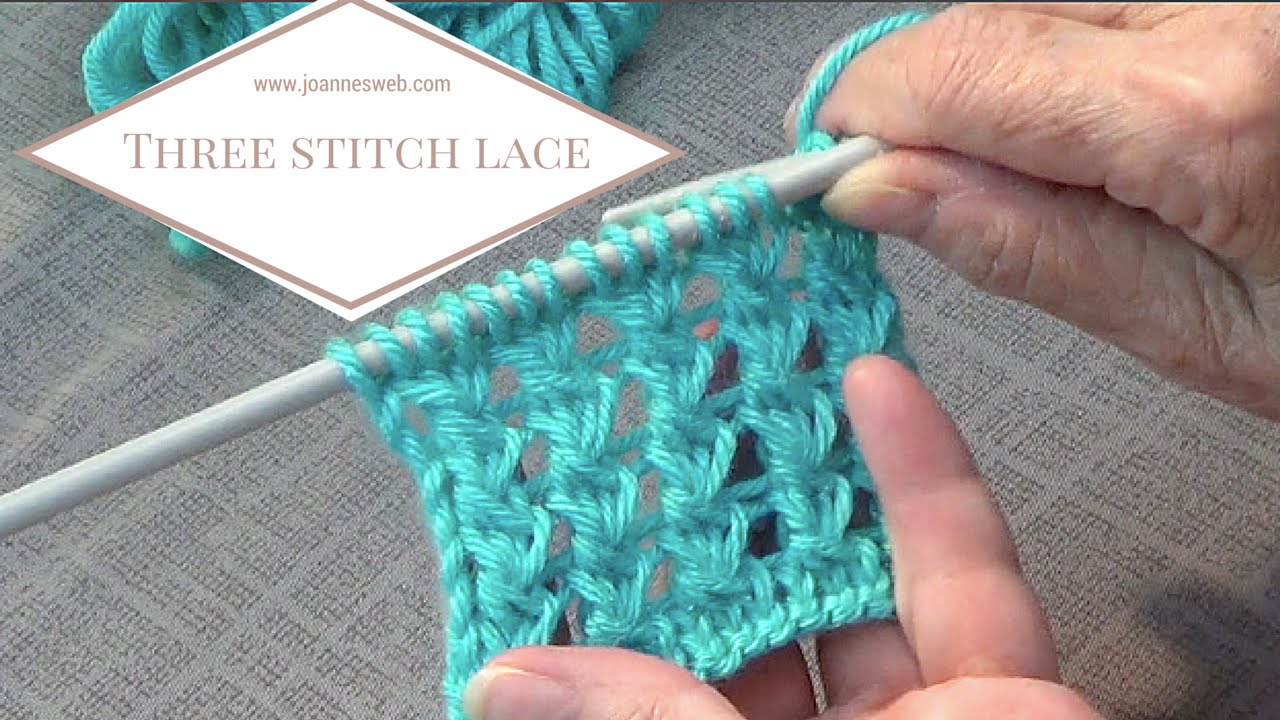 Lace knitting stitches instructions