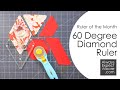 60 Degree Diamond Mini Ruler