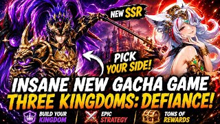 THIS NEW GACHA GAME - THREE KINGDOM: DEFIANCE IS INSANE! FIRST LOOK [X7 GAMES] screenshot 1