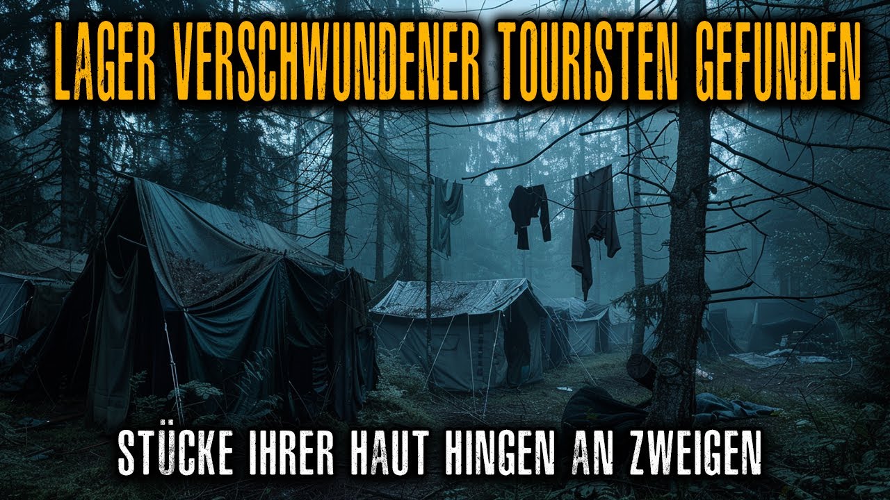 Wir Fanden das Lager der Verschwundenen Touristen. Zelte intakt, doch Haut hing an Bäumen.