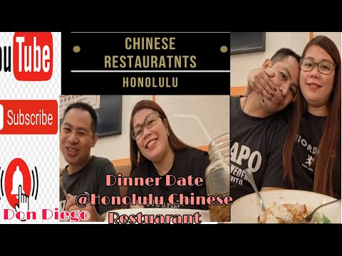 Dinner Date @Honolulu Chinese restuarant