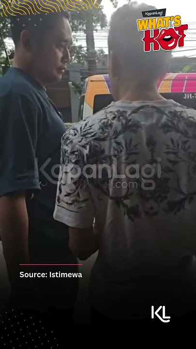 Momen Fariz RM Ketika Diamankan oleh Pihak Berwajib Terkait Narkoba