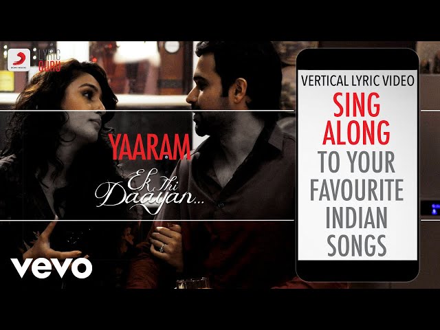 Yaaram - Ek Thi Daayan|Official Bollywood Lyrics|Sunidhi Chauhan|Clinton Cerejo class=