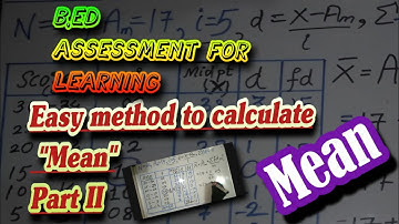 Easy method to calculate Mean | Assessment for Learning| Mean | B.Ed notes | @SaherAcademy
