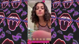 Celebrity Malu Trevejo Showing New Tongue Piercing Net Worth