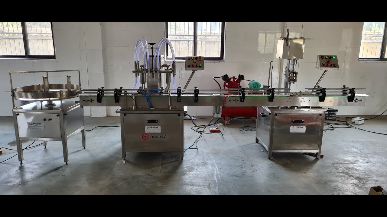 Automatic #Pharmaceutical Syrup Filling and Capping Machine - YouTube