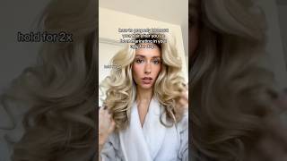 how I blowout my hair as a diva w an office job 🩷#hair #blowout #hairtutorial #90shair