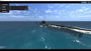 U-Boat Sim Devlog - Dive and turn the boat!