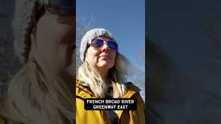 💚 French Broad River Greenway Part 1 EAST • Asheville, NC (River Arts District side) Urban Hiking