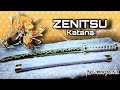 CÓMO HACER KATANA DE ZENITSU DE KIMETSU NO YAIBA /   DIY/ tutorial Demon Slayer