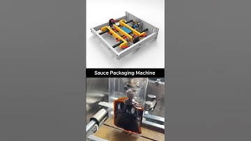 Sauce Packaging Machine  #cad #mechanic #mechanism #engineering #packagingmachine #3d