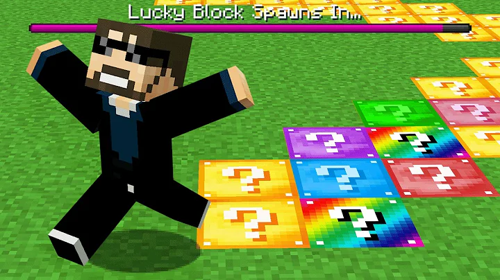Beating Minecraft ONLY Using Lucky Blocks
