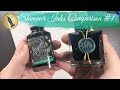 Shimmer Inks Comparison #1