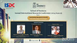 Inaugural Ceremony - School of Business Annual International Research Conference - 2024