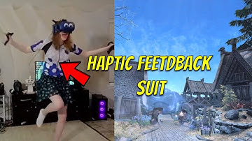 YOU can FEEL THINGS in VIDEO GAMES with HAPTIC SUITS