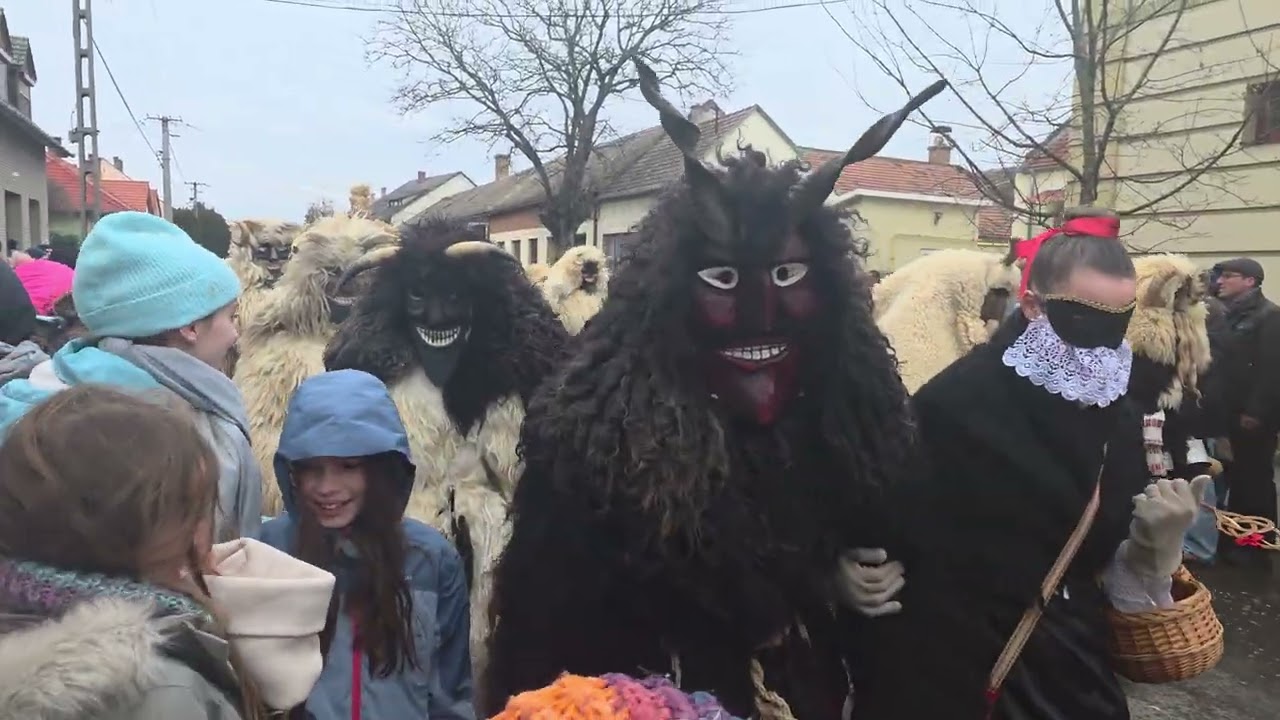 Mohács 2026 Busók felvonulása