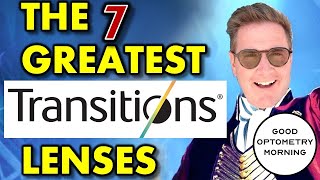 TRANSITIONS LENS REVIEW: All Gen 8 Transitions Lenses overview by Youtube optometrist