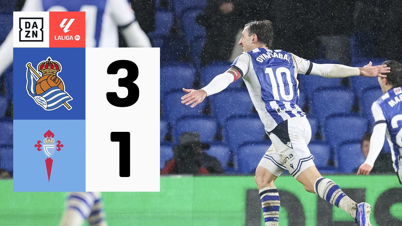 Real Sociedad vs Celta (3-1) | Resumen y goles | Highlights LALIGA EA ...