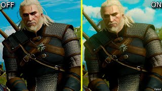 The Witcher 3 Nintendo Switch Patch 3.6 Everything ON vs OFF Graphics Comparison