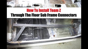 How to Install Through the Floor Sub Frame connectors on your  1979-2004 Mustang.