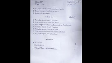 class 10th computer science practical question paper term 2 hp board