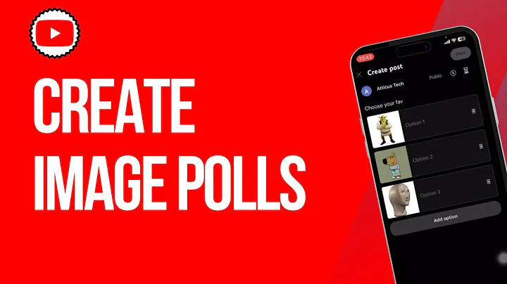 How To Create Image Polls On YouTube