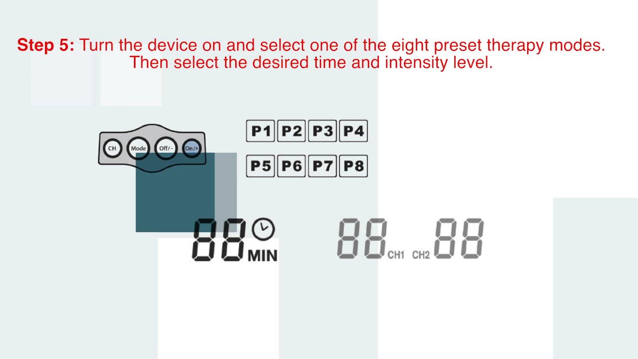 Top TENS Digital TENS Unit with 8 Pre-Set Programs For Easy Use