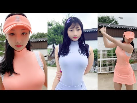 KLPGA 프로 노주영 미녀골퍼의 멋진 골프기초스윙!!!