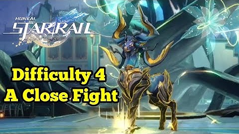 【Difficulty 4】Abundant Ebon Deer Boss Fight Simulated Universe World 7 || Honkai Star Rail