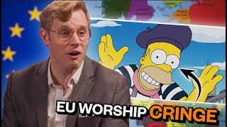 The Simpsons FACEPLANTS with misguided LIBERAL PROPAGANDA, Europe WORSHIP
