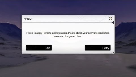 HOW TO FIX FAILED TO APPLY REMOTE CONFIGURATION - WUTHERING WAVES #wutheringwaves #subscribe