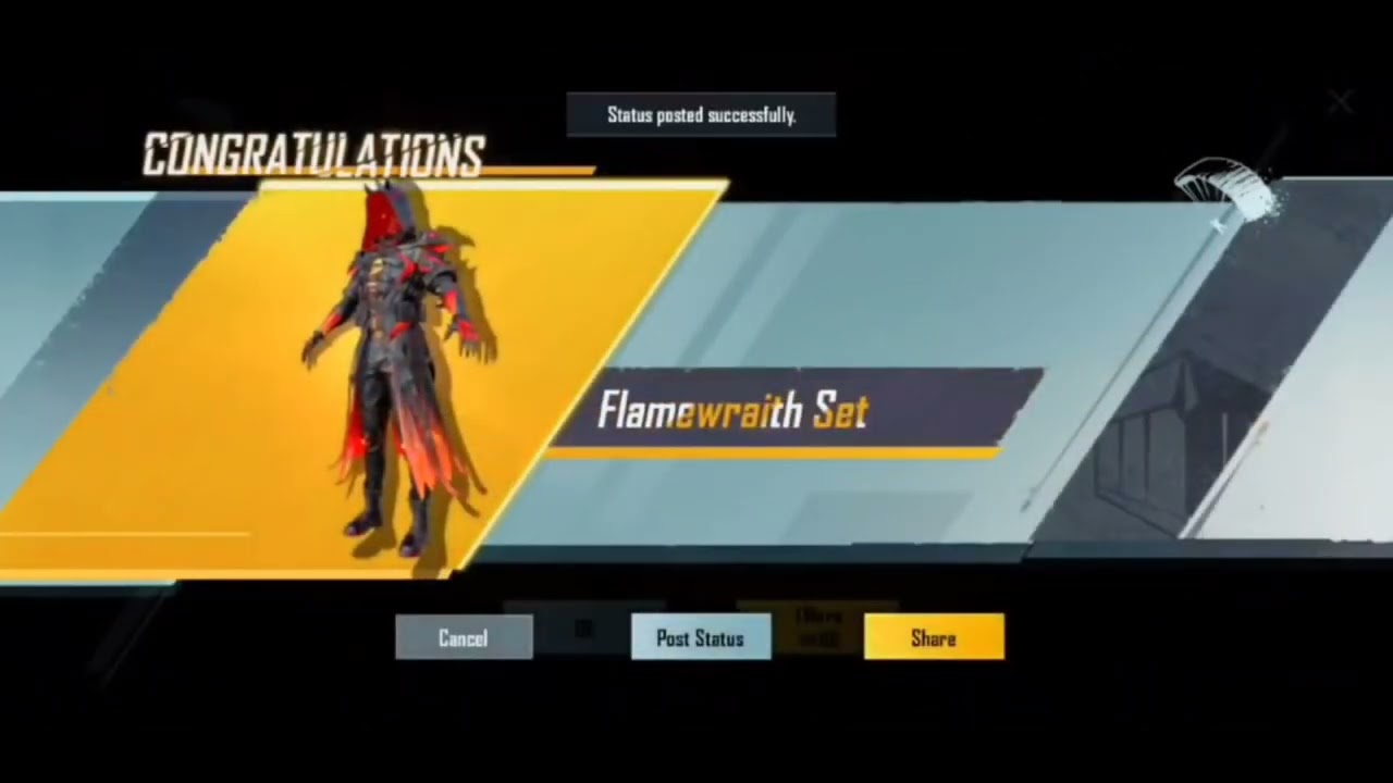 FLAME WRAITH SET IN JUST 10 UC | 