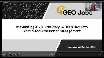 MAGIC Webinar: Admin Tools for ArcGIS Online