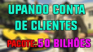 GTA V ONLINE UPANDO CONTA DE CLIENTES 25 ( PACOTE - 50 BILHÔES - UPS SOMENTE PARA PC 1.48 )