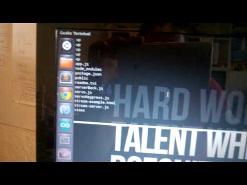 Your Browser controlling Visual Recognition Robot - Test 1