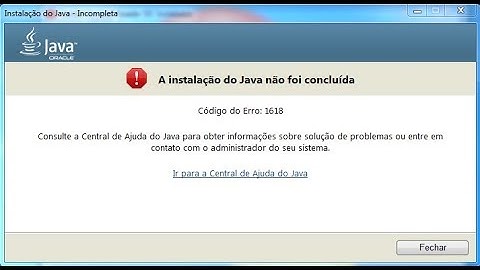 Como corrigir o Error Code 1618